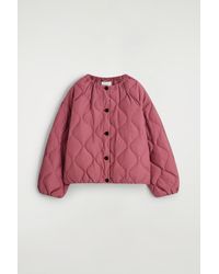 COS - Gathered Quilted Down Jacket - Lyst
