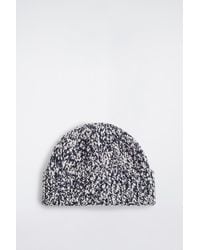 COS - Flecked Wool-Blend Beanie - Lyst