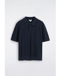 COS - Polo En Maille Jacquard À Carreaux - Lyst