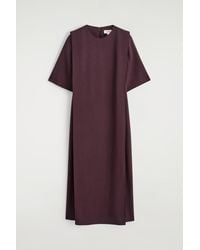 COS - Layered Straight-Cut Midi Dress - Lyst