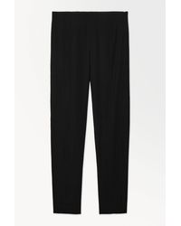 COS - The Silk-blend Trousers - Lyst