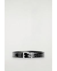 COS - Reversible Leather Belt - Lyst