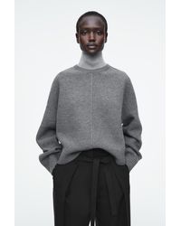 COS - Colour-Block-Wollpullover - Lyst