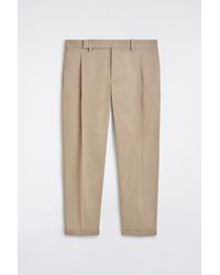 COS - Cotton Regular-Fit Straight-Leg Pants - Lyst