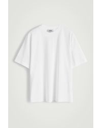 COS - Relaxed Lightweight Cotton T-shirt - Lyst