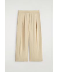 COS - Fluid Pleated Culottes - Lyst