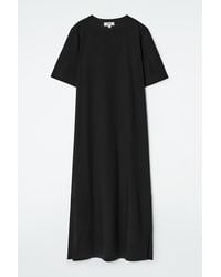 COS - Cotton Midi T-Shirt Dress - Lyst