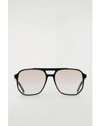 COS - Oversized Square-Frame Aviator Sunglasses - Lyst