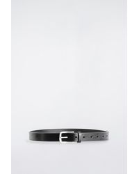 COS - Square-Buckle Leather Belt - Lyst