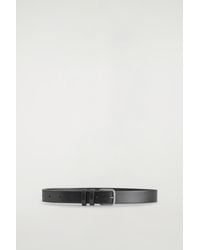 COS - Classic Leather Belt - Lyst
