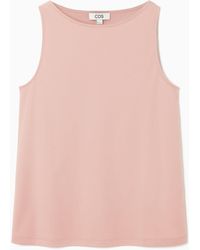 COS - Boat-neck Tank Top - Lyst