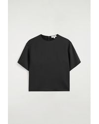 COS - Oversized Satin T-Shirt - Lyst