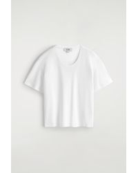 COS - Scoop-Neck Cotton T-Shirt - Lyst