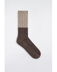 COS - Ribbed Colour-Block Socks - Lyst