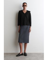COS - Handgewebte Loafers Aus Leder - Lyst