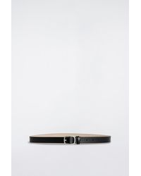 COS - Grained-Leather Belt - Lyst