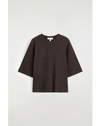 COS - Cotton T-Shirt - Lyst