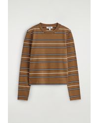 COS - Clean Cut Regular Long-Sleeved T-Shirt - Lyst