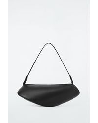 COS Teddy Fleece Clutch in White Lyst