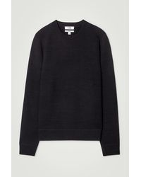 COS - Ribbed Merino Wool Jumper - Lyst