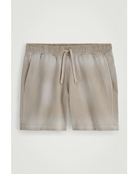 COS - Washed-jersey Drawstring Shorts - Lyst