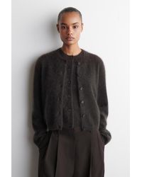 COS - Cardigan Aus Gebürstetem Kaschmir - Lyst
