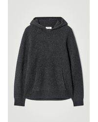 COS - Boiled-cashmere Hoodie - Lyst