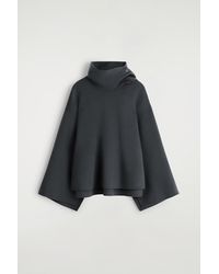 COS - Double-Faced Wool Cape - Lyst