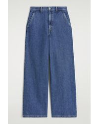 COS - Wide-Leg Denim Trousers - Lyst