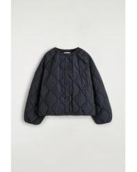 COS - Gathered Quilted Down Jacket - Lyst