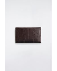 COS - Eel-Effect Leather Cardholder - Lyst