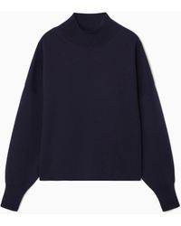 COS - Double-faced Wool Turtleneck Sweater - Lyst
