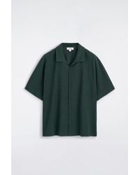 COS - Crinkled-Cotton Shirt - Lyst