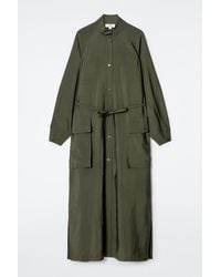 COS - Utility Belted Shirt Dress - Lyst