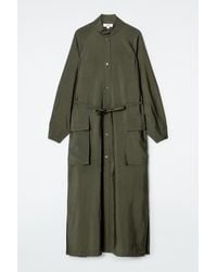 COS - Hemdkleid Im Utility-Stil Mit Gürtel - Lyst