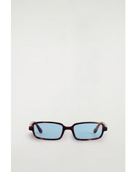 COS - Slim Rectangular Sunglasses - Lyst