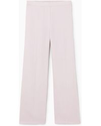COS - Straight-leg Tailored Linen Pants - Lyst