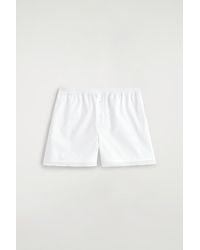 COS - Lace-Trimmed Cotton Shorts - Lyst