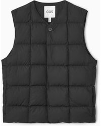COS - Quilted Padded Liner Vest - Lyst