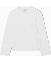 COS - Regular-fit Heavyweight Long-sleeved T-shirt - Lyst