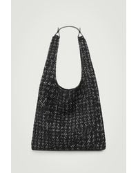 COS - Oversized-Tote Bag Aus Jacquard - Lyst