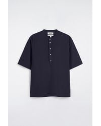 COS - Cotton Henley Shirt - Lyst