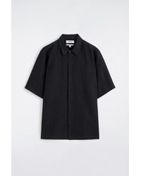 COS - Linen Short-Sleeved Shirt - Lyst