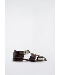 COS - Leather Fisherman Sandals - Lyst
