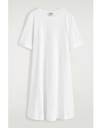COS - Abito T-Shirt Mini A Trapezio - Lyst