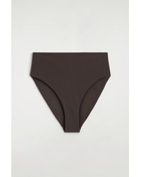 COS - Textured High-Waisted Bikini Briefs - Lyst