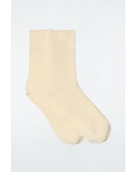 COS - 2Er-Pack Socken Mit Gerippter Partie - Lyst