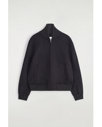 COS - Double-Faced Wool Bomber Jacket - Lyst