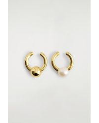 COS - Asymmetric Freshwater Pearl Ear Cuffs - Lyst
