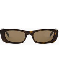 COS - Narrow Cat-eye Sunglasses - Lyst